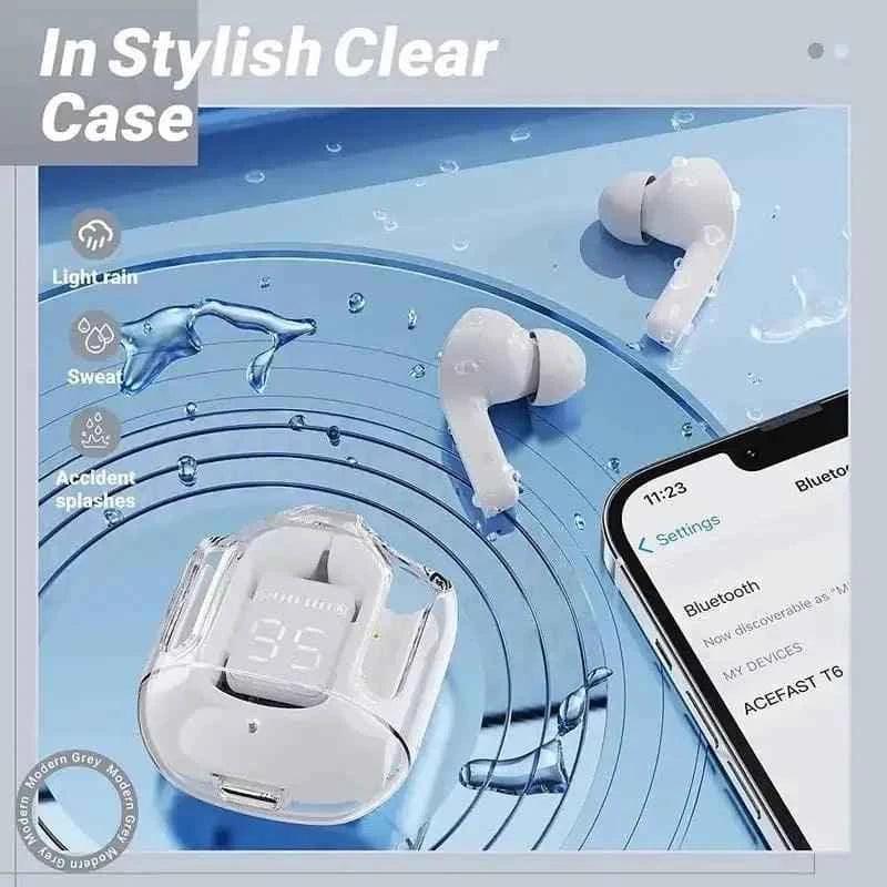 Air 31 TWS Transparent Wireless Earbuds - Bluetooth Earbuds with Clear Sound - Clarify.pk