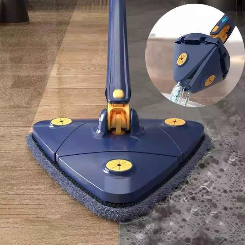 360-Degree Rotating Mop with Extendable Handle for Efficient Cleaning - Clarify.pk