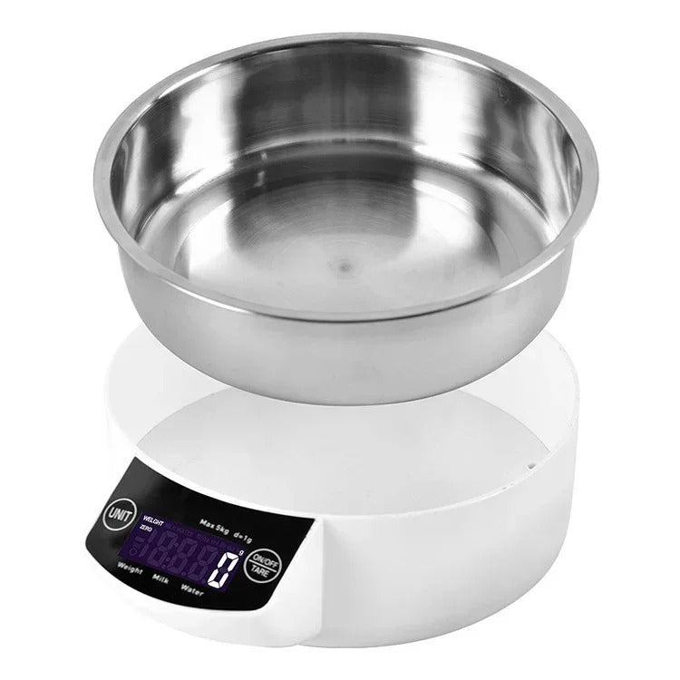 Digital Kitchen Scale 5kg Stainless Steel Bowl - Trenducts.pk