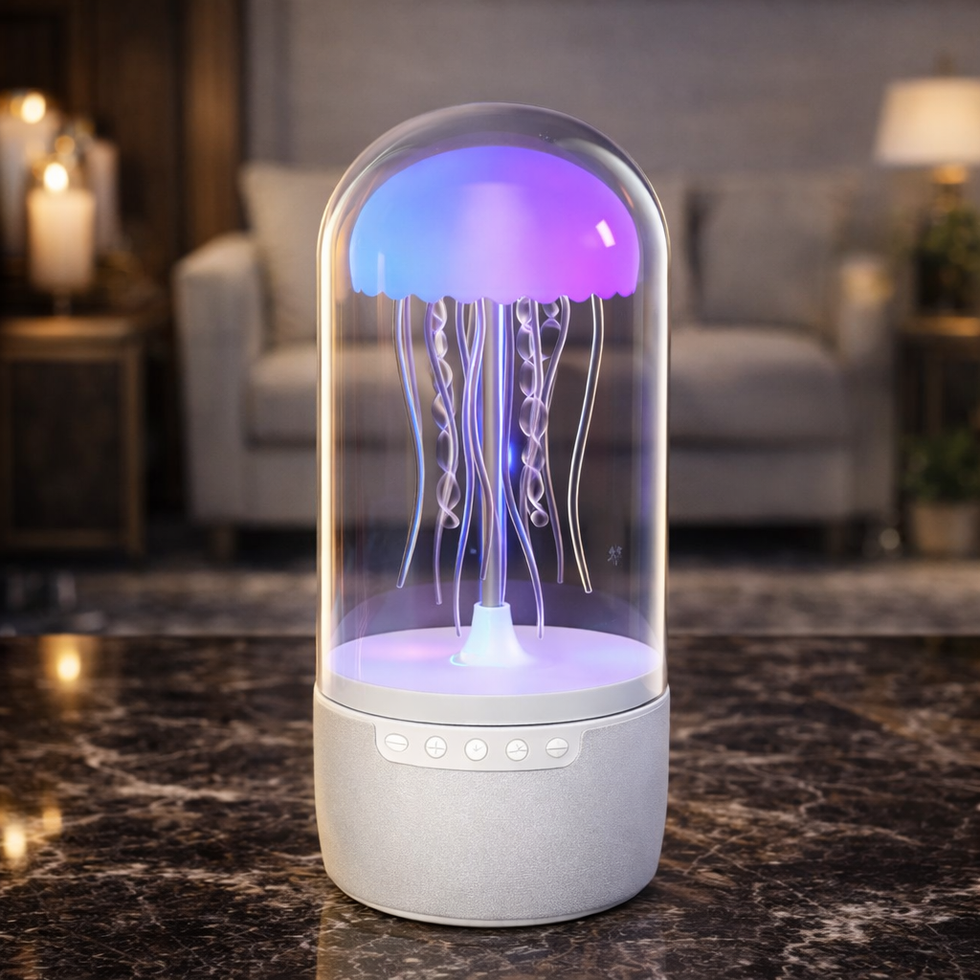 Jellyfish Bluetooth Speaker – HiFi Wireless Sound & LED Mood Light AJF