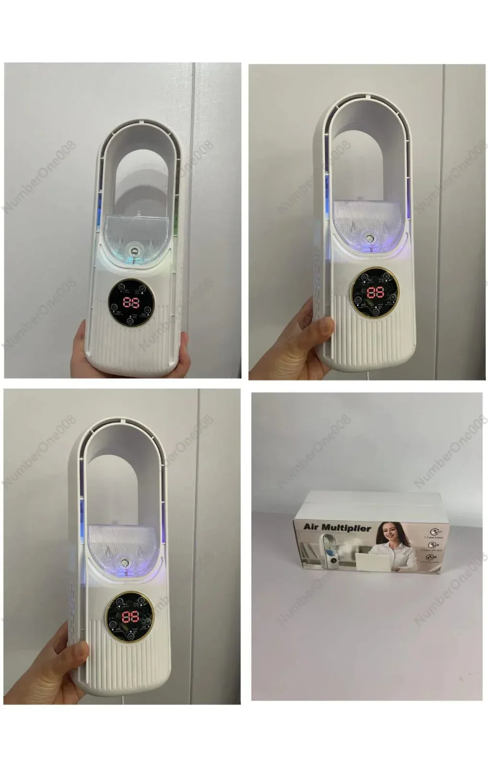 USB Leafless Desktop Air Cooler – Mist Fan Humidifier - Clarify.pk