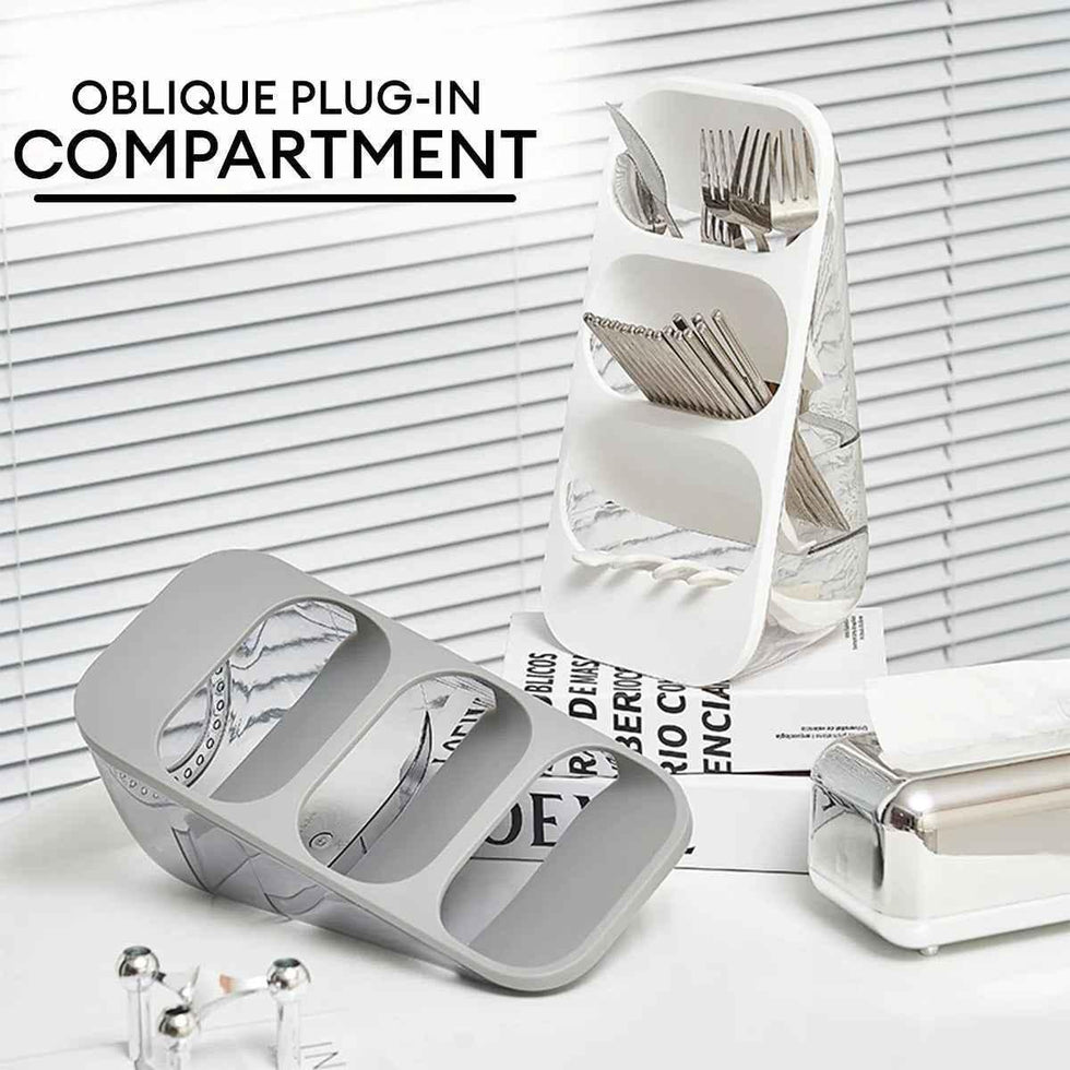 3 Layer Cutlery Organizer for Kitchen Storage and Organization - Clarify.pk