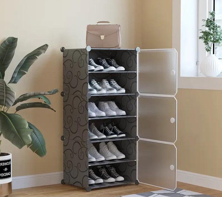 Attachable Shoe Rack for Space-Saving Cabinet Storage Solutions - Clarify.pk