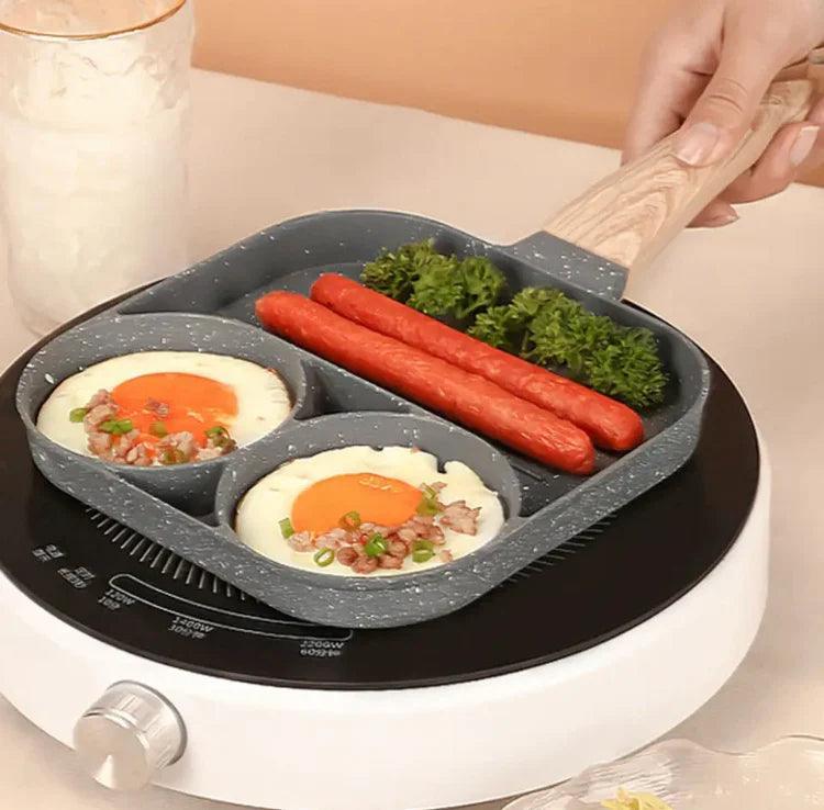 3-in-1 Non-Stick Frying Pan for Versatile Cooking - Clarify.pk