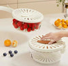 Vegetable and Fruit Washing Bowl for Easy Cleaning and Food Prep - Clarify.pk
