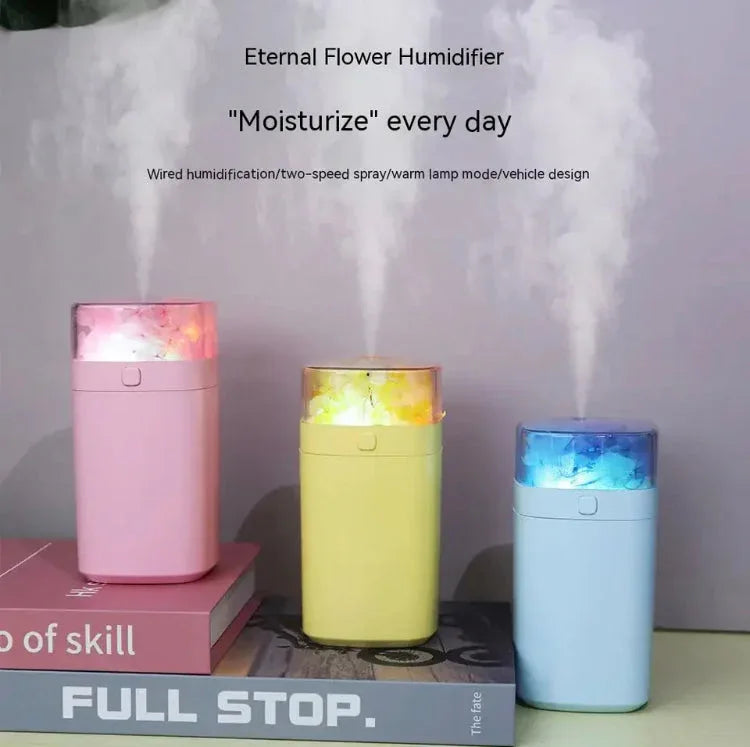 Starry Sky USB Humidifier – Colorful Ultrasonic Mist Lamp - Clarify.pk