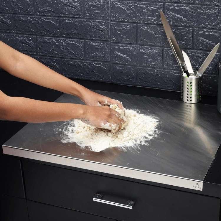 Stainless Steel Cutting Board for Vegetable Preparation - Clarify.pk