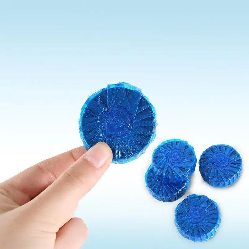 10pcs Blue Bubble Toilet Cleaner - Effective Bowl Cleaning Tablets - Clarify.pk