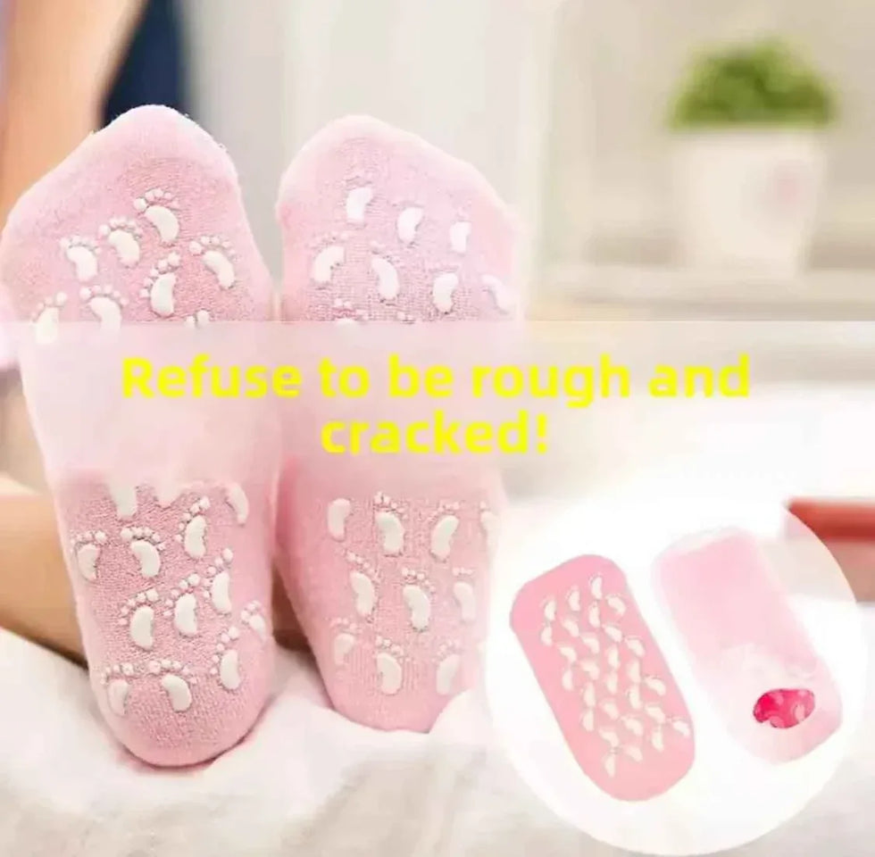 Reusable Heel Moisturizing Socks for Soft and Smooth Feet - Clarify.pk