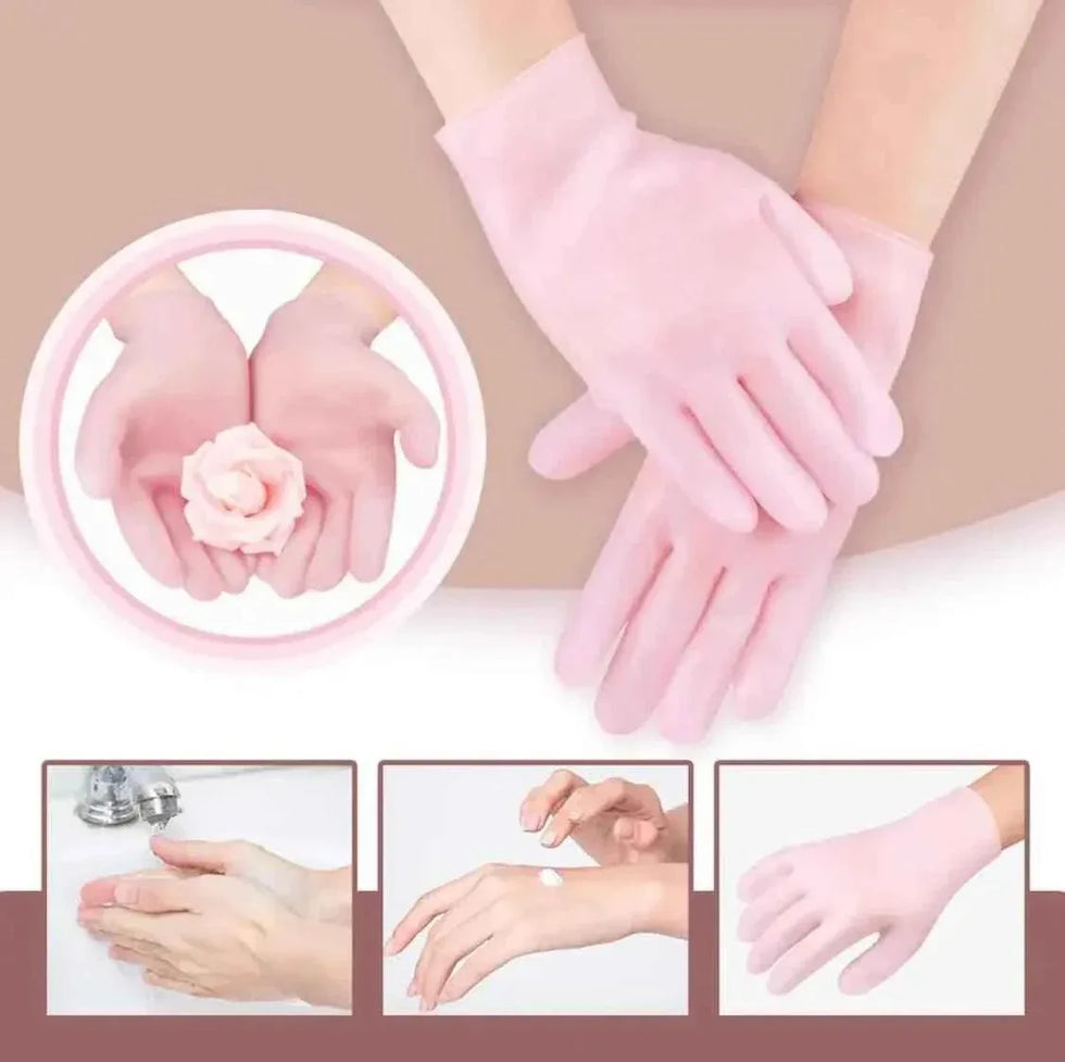 Silicone Moisturizing Gloves for Deep Hydration and Skin Repair - Clarify.pk