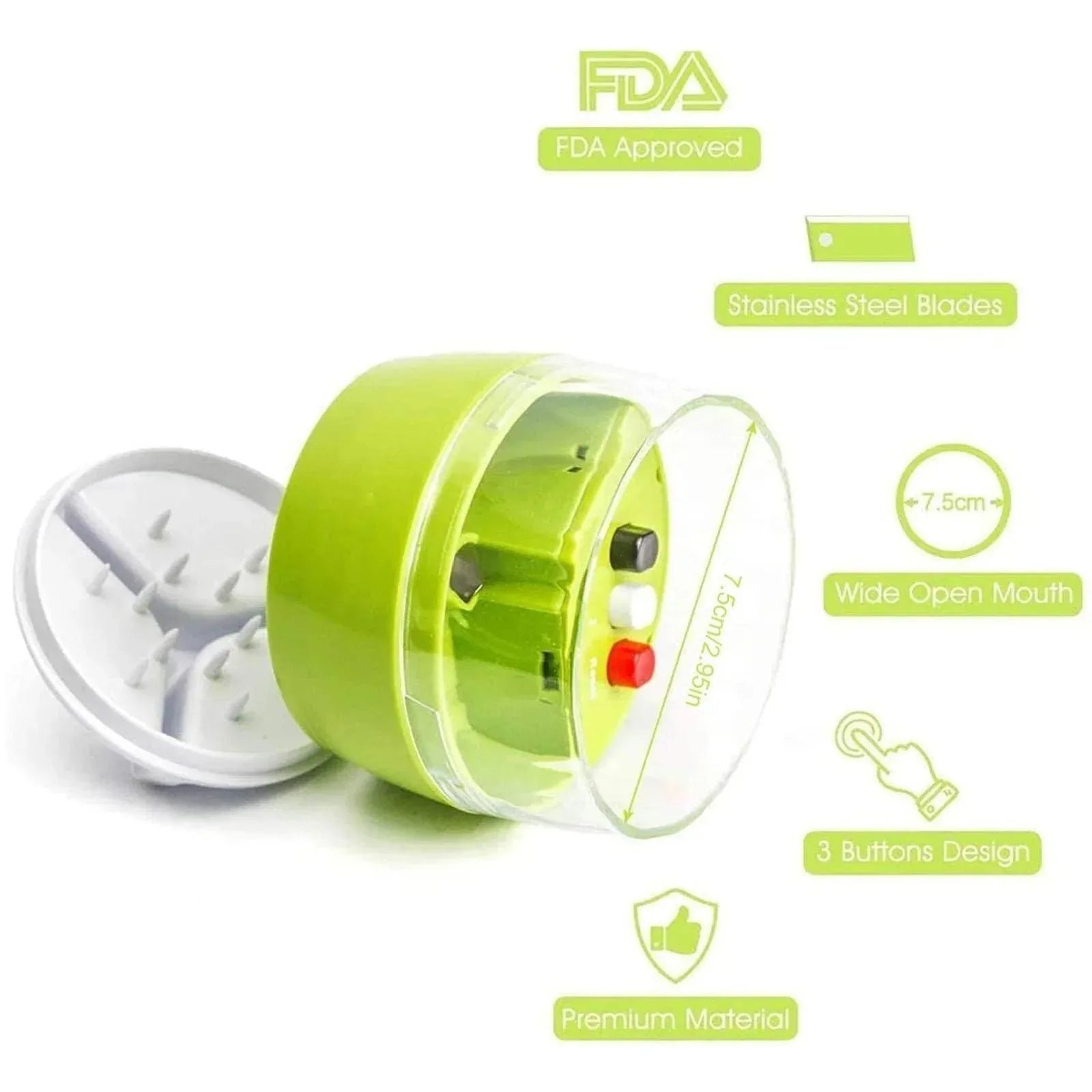 4in1 Vegetable Spiral Cutter for Healthy Meals and Creative Recipes - Clarify.pk