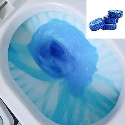 10pcs Blue Bubble Toilet Cleaner - Effective Bowl Cleaning Tablets - Clarify.pk