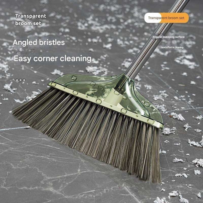 Transparent Light Luxury Acrylic Japanese Broom & Dustpan Set NC