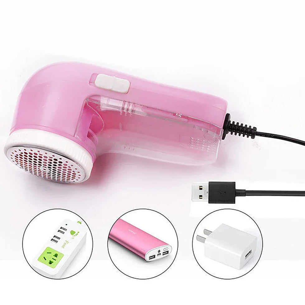 Portable USB Lint Remover – Clothes & Carpet Shaver - Clarify.pk