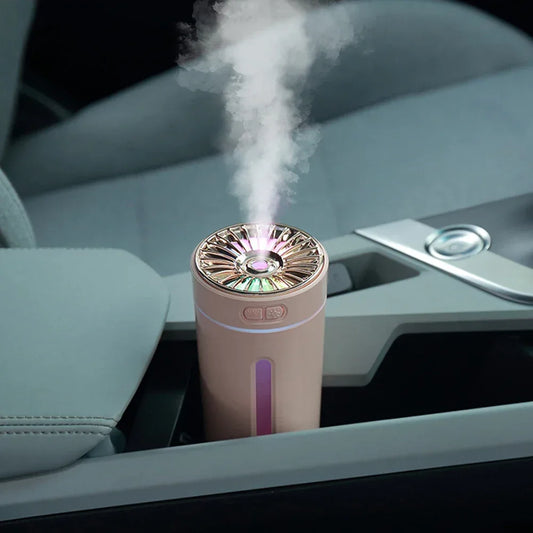 Wireless Car Air Humidifier – 300ml USB Diffuser with RGB - Clarify.pk