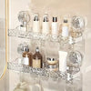 Glacier Pattern Shower Suction Cup Shelf – Bathroom Organizer - Clarify.pk