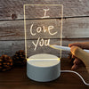 LED Message Note Board Night Light – USB With Marker - Clarify.pk