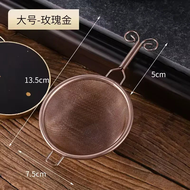 Japanese Style Stainless Steel Tea Infuser – Fine Mesh Strainer - Clarify.pk