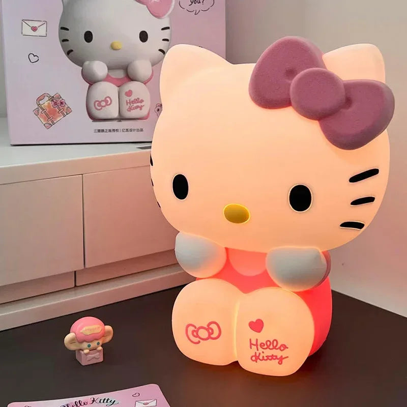 Hello Kitty Cute Night Lamp – Soft Ambient Light - Clarify.pk