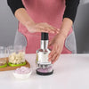 Manual Hand Press Garlic Onion Vegetable Chopper - Clarify.pk