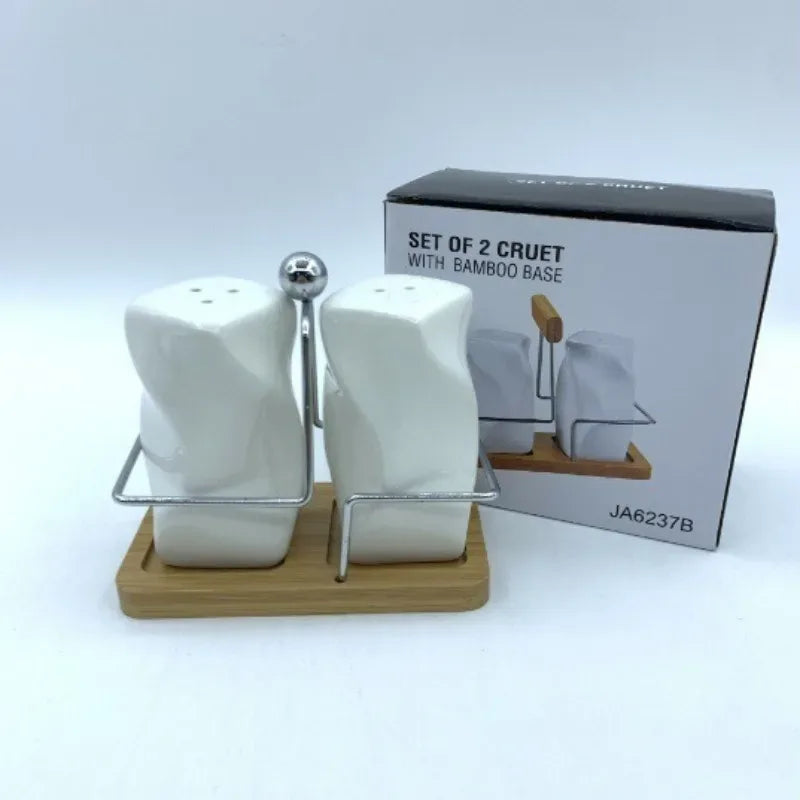 Nordic Ceramic Spice Jar Set – Creative Seasoning Box - Clarify.pk