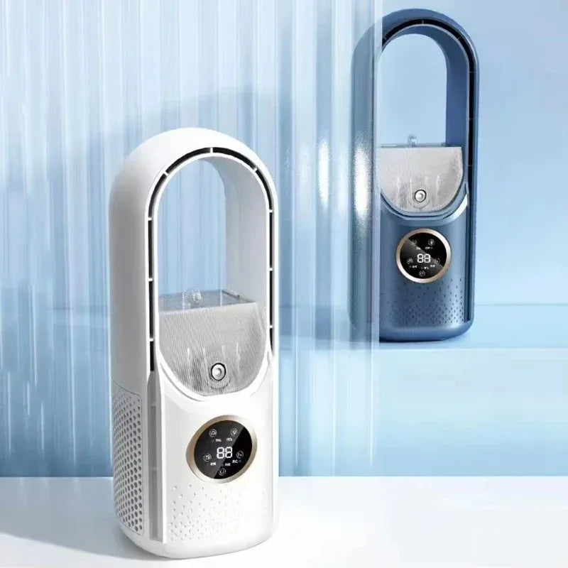 USB Leafless Desktop Air Cooler – Mist Fan Humidifier - Clarify.pk