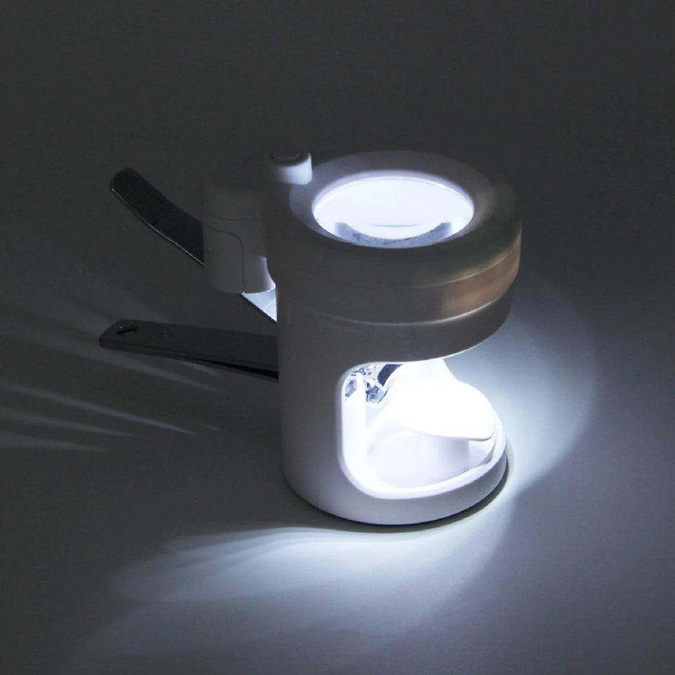 Nail Clipper with Magnifier and LED Light Stainless Steel Nail Trimmer Fingernail Toenail Trimmer for Seniors Elderly Gift