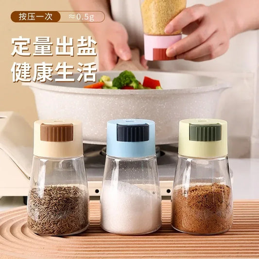 High Quality Glass Salt Shaker – Adjustable Seasoning Jar (Random Design) - Clarify.pk
