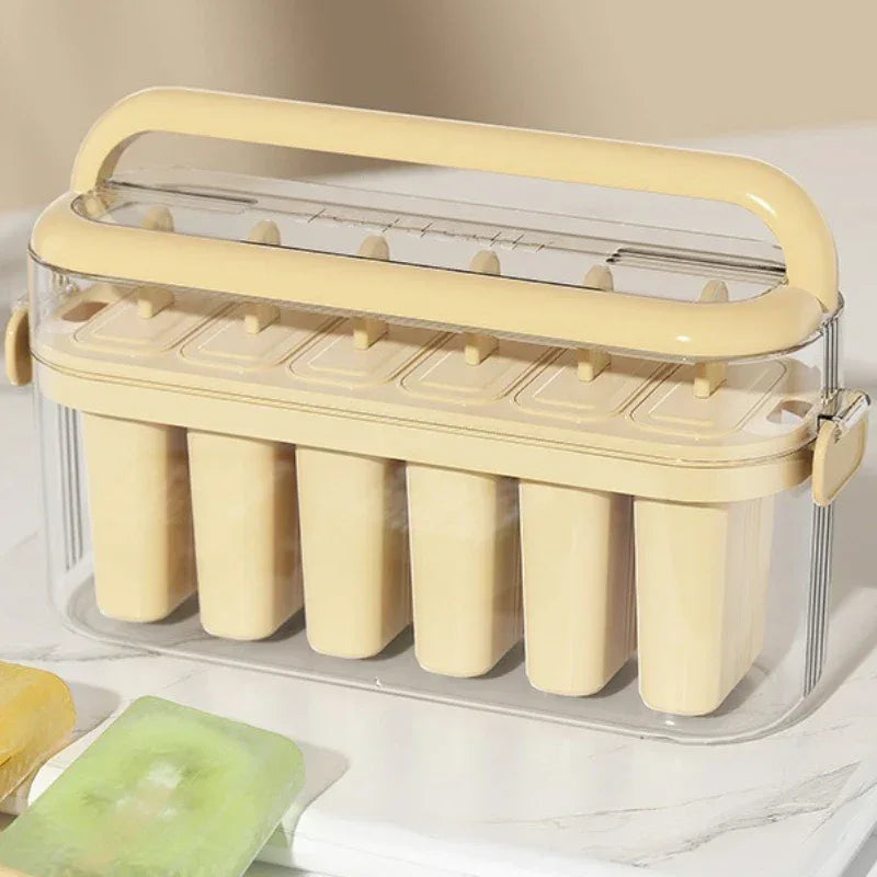 Handheld Popsicle Mold – Reusable Ice Cream Maker Tray - Clarify.pk