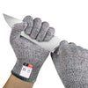 Clearance_Grade 5 Cut Resistant Gloves Kitchen HPPE Scratch Resistant Glass Cutting Safety Protection for Gardeners_Continuous u