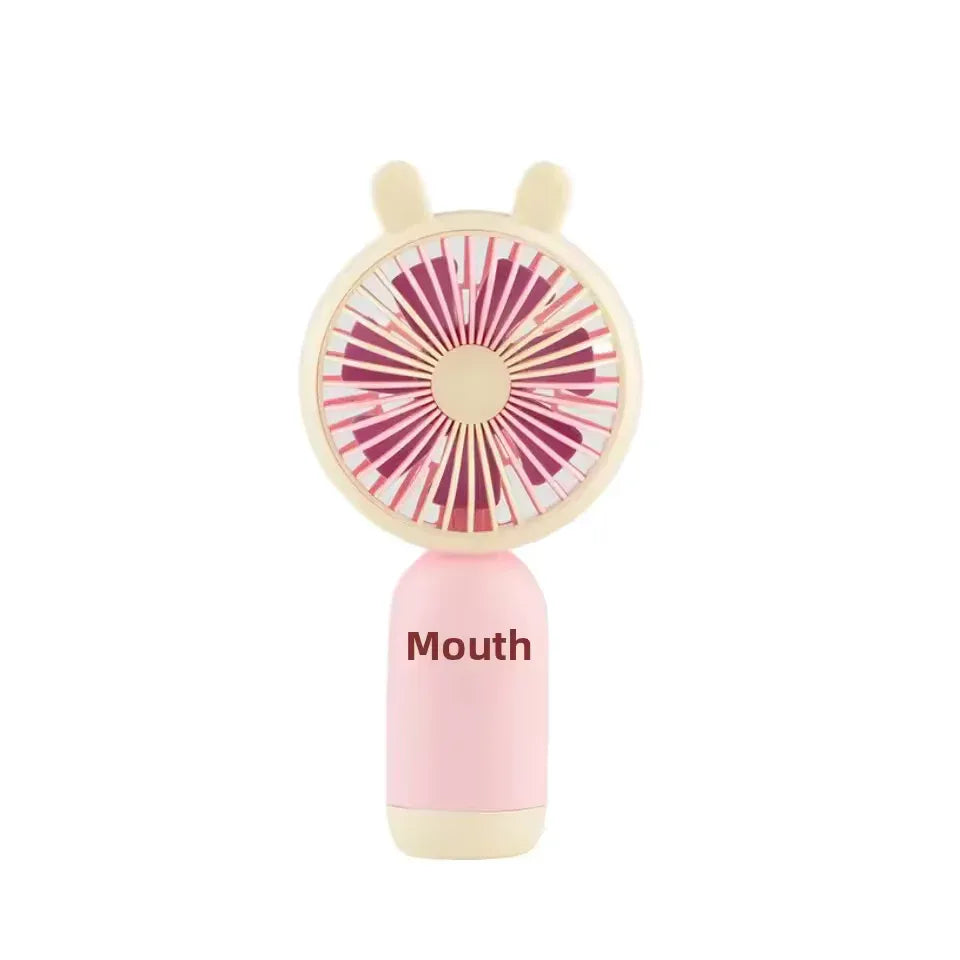 Mini Handheld Fan – Portable USB Rechargeable 3-Speed Cooling - Clarify.pk