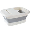 Foldable Footbath Massage Bucket Pedicure Bucket Folding Basin Foot Bowl Plastic Tub Spa Foot Bath Bathtub BXLP02