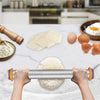 Stainless Steel Adjustable Rolling Pin Fondant Rolling Pin Cake Roller Dough Rolling Pin Bakeware Tools