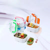 Portable rechargeable electric heated lunch box for office and travel