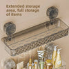 Premium Suction Cup Bathroom Storage Shelf (High Quality) - Clarify.pk