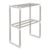Double Layer Multifunctional Microwave Oven Rack Stainless Steel Storage Shelf Kitchen Organizer Stand