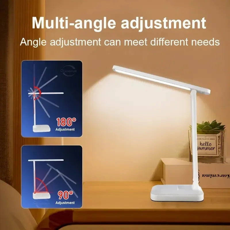 Foldable Eye Protection Desk Lamp – USB Rechargeable - Clarify.pk