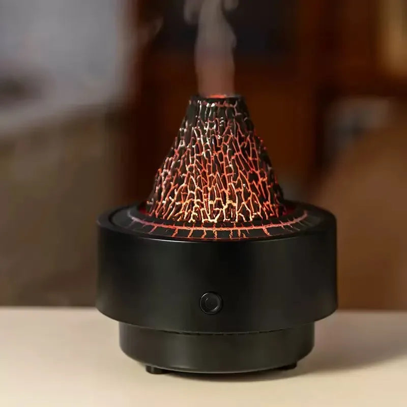 Flame Lava Aroma Diffuser – LED Ultrasonic Humidifier - Clarify.pk