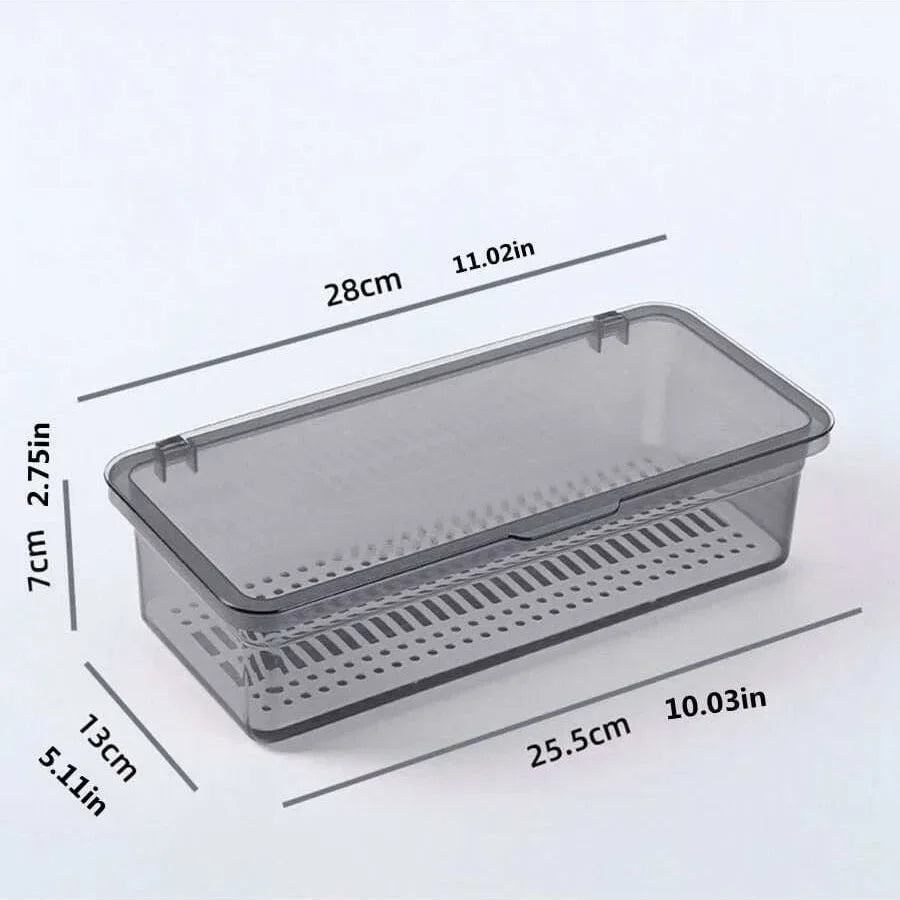 Acrylic Transparent Spoon Box – Cutlery Storage Organizer - Clarify.pk