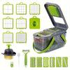 22-in-1 Vegetable Cutter with Container – Multi-Functional Food Chopper & Grater - Clarify.pk