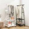 Portable Clothes Rack with Wheels - Simple Hanging Clothes Hanger - Clarify.pk