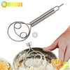 Stainless Steel Danish Dough Whisk with Handle - Clarify.pk