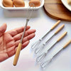 Stainless Steel Whisk with Solid Wood Handle - Clarify.pk