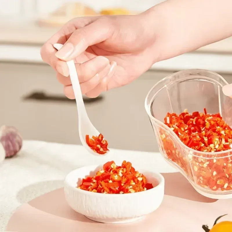 Manual Garlic Cutter – One-Handed Telescopic Slicer - Clarify.pk