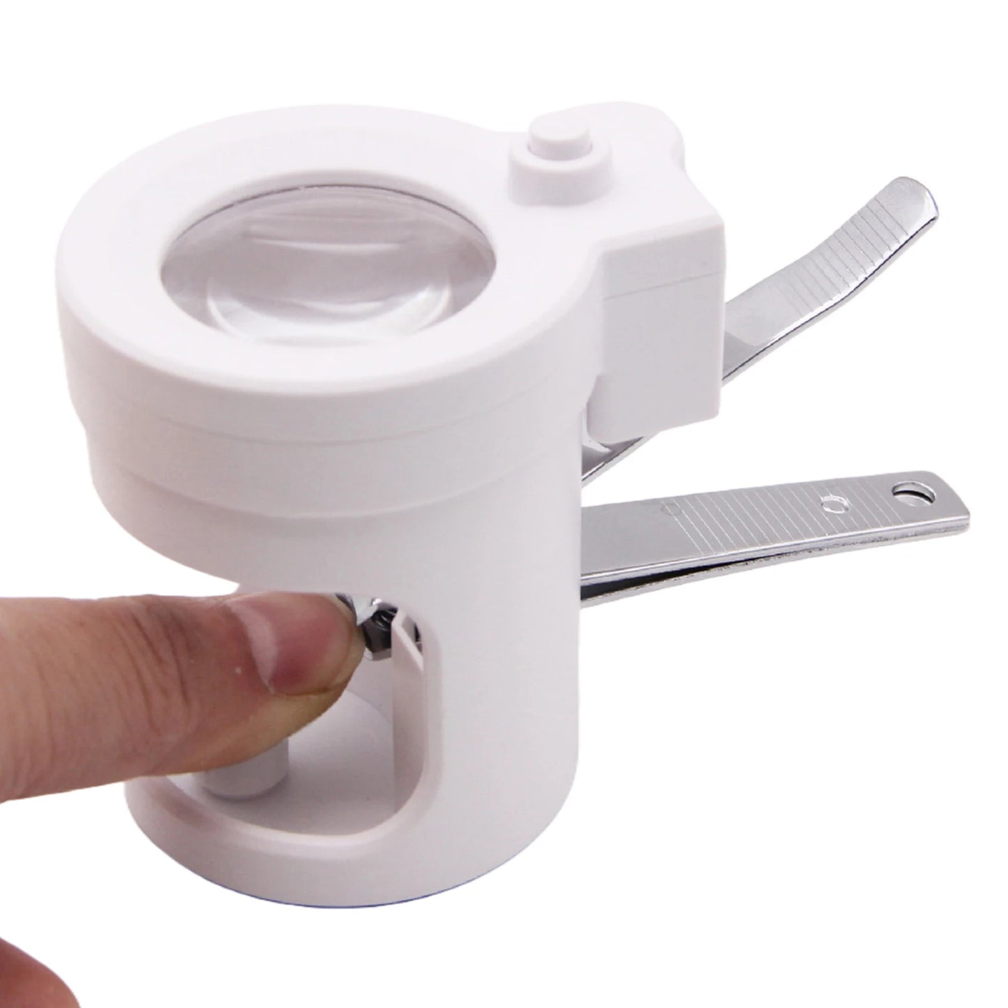 Nail Clipper with Magnifier and LED Light Stainless Steel Nail Trimmer Fingernail Toenail Trimmer for Seniors Elderly Gift