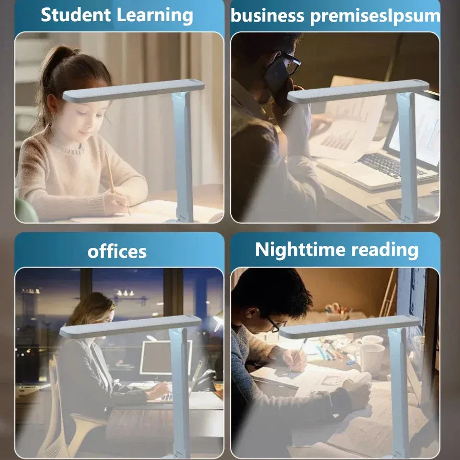 Foldable Eye Protection Desk Lamp – USB Rechargeable - Clarify.pk