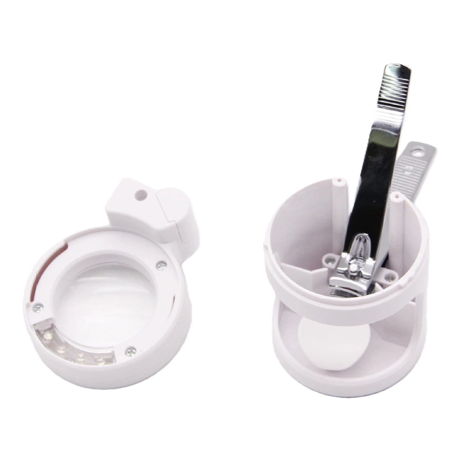 Nail Clipper with Magnifier and LED Light Stainless Steel Nail Trimmer Fingernail Toenail Trimmer for Seniors Elderly Gift