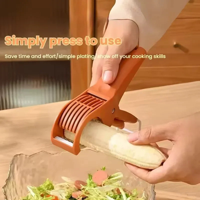 Stainless Steel Vegetable & Fruit Slicer – Multi-Functional Tool - Clarify.pk