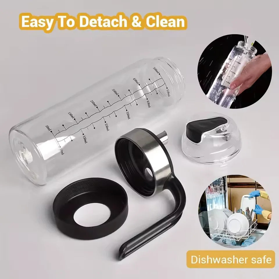 550ml Cooking Oil Dispenser Bottle – Seasoning Pourer for Kitchen - Clarify.pk