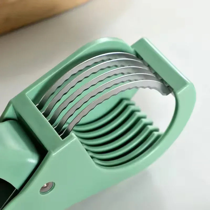 Stainless Steel Vegetable & Fruit Slicer – Multi-Functional Tool - Clarify.pk
